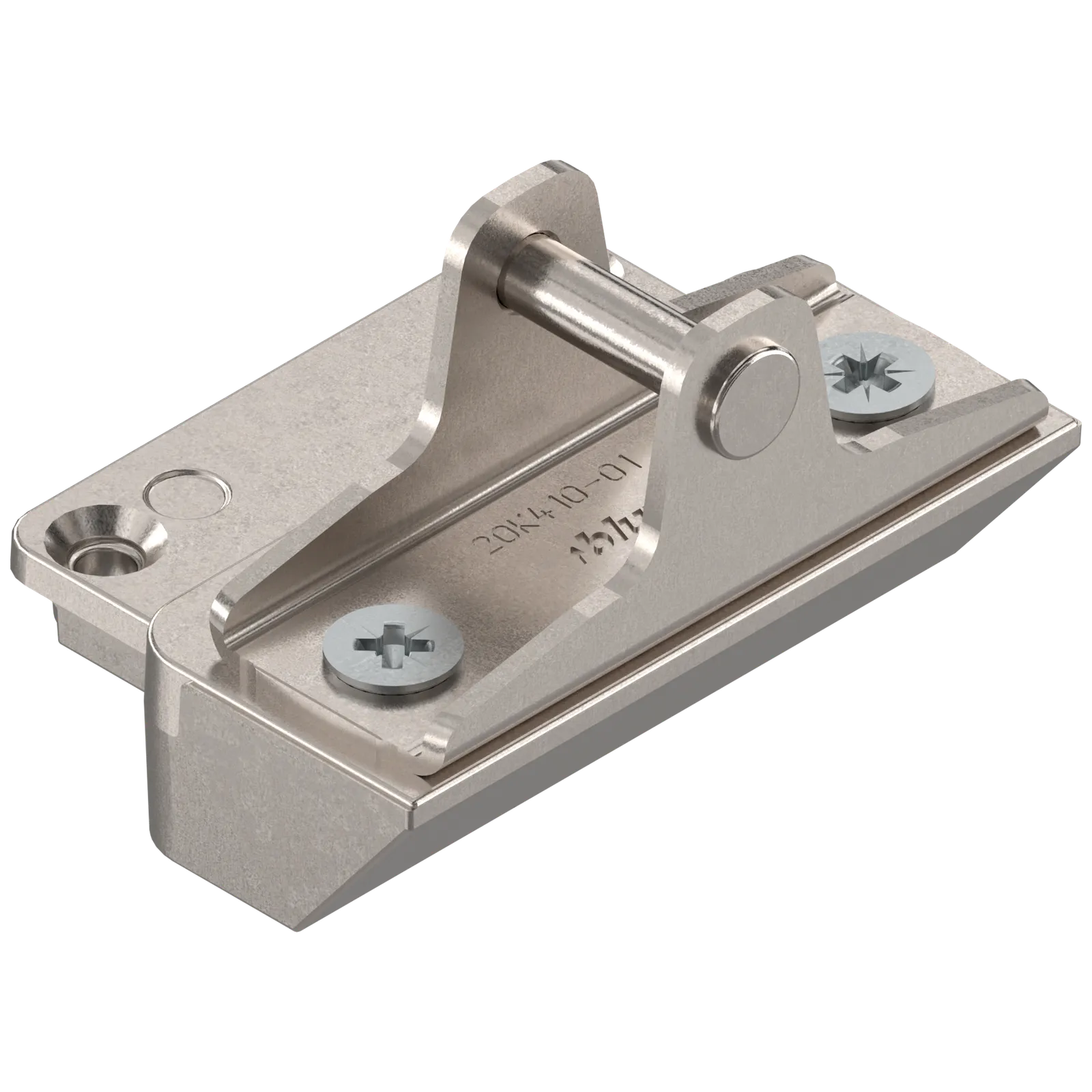 AVENTOS HK-XS малий поворотний механізм, кріплення фасаду для вузьких алюмінієвих рамок, через прикручування, нікельована