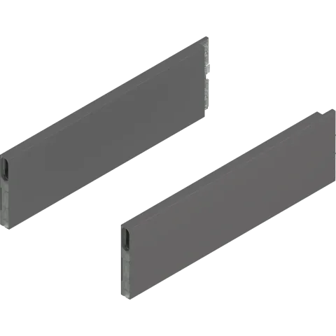 MERIVOBOX BOXCAP, НД=350 мм, висота E, лівий/правий, сірий "оріон" матовий