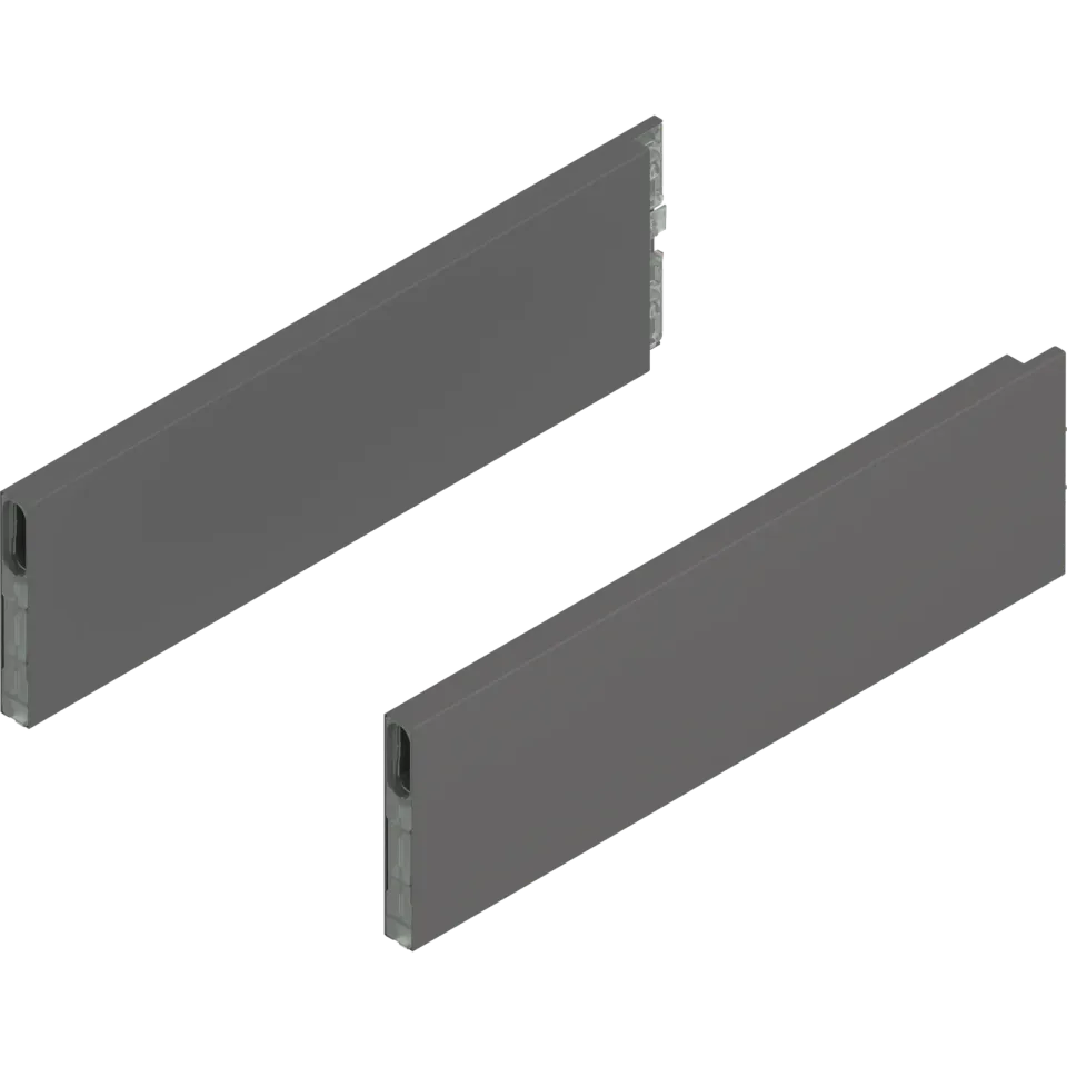 MERIVOBOX BOXCAP, НД=350 мм, висота E, лівий/правий, сірий "оріон" матовий