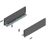 LEGRABOX царга, висота K (128.5 мм), НД=450 мм, ліва/права, LEGRABOX pure, сірий "оріон" матовий