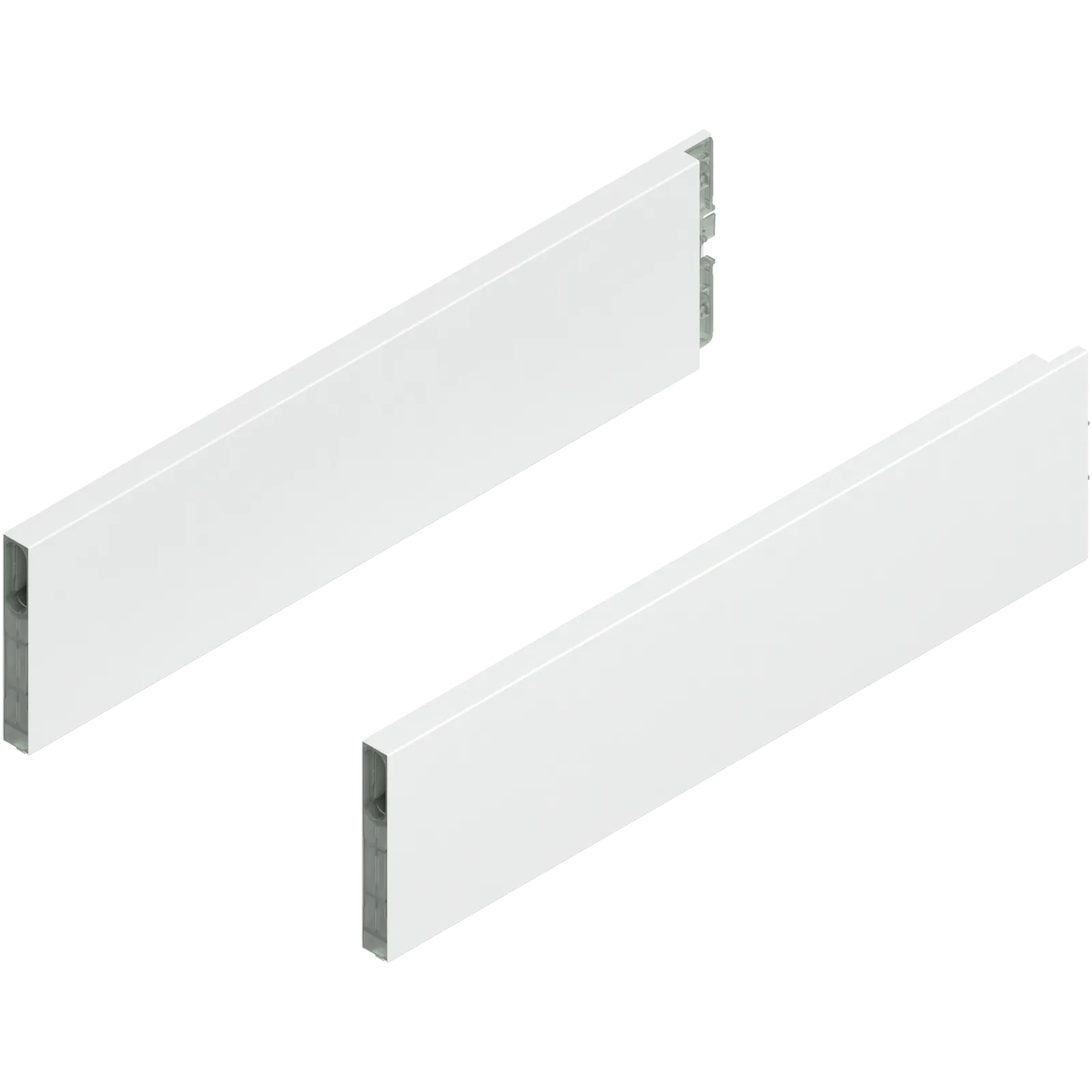 MERIVOBOX BOXCAP, НД=400 мм, висота E, лівий/правий, білий шовк матовий