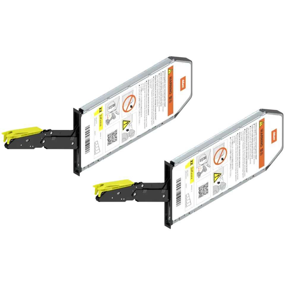AVENTOS HKi, силовий механізм (комплект), коеф.пот.=930-2800 (на 2 шт.), для TIP-ON, чорний онікс