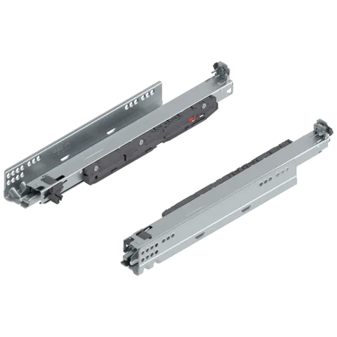 MOVENTO Вбуд. BLUMOTION / можна використовувати також із TOB / SERVO-DRIVE, повний висув, напрямна, 40 кг, НД=400 мм, під замки, ліва/права, оцинкована
