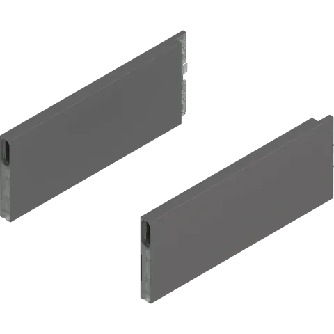 MERIVOBOX BOXCAP, НД=270 мм, висота E, лівий/правий, сірий "оріон" матовий