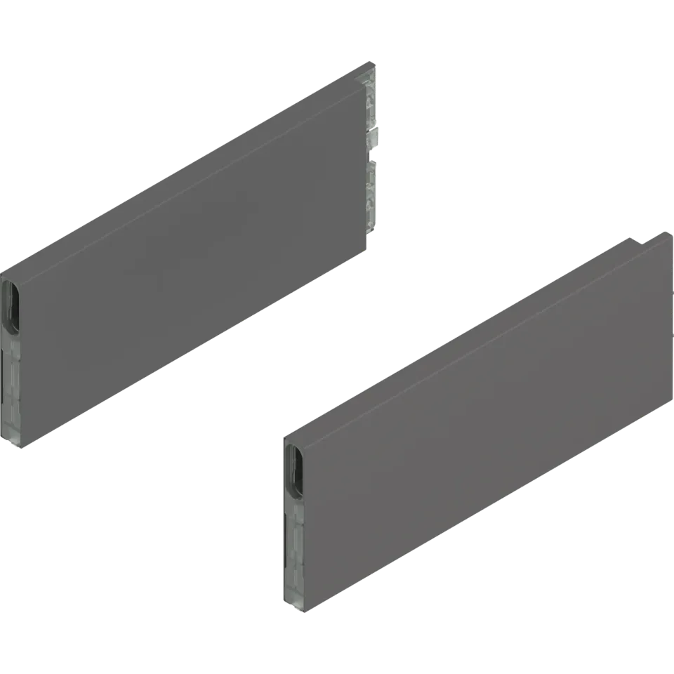 MERIVOBOX BOXCAP, НД=270 мм, висота E, лівий/правий, сірий "оріон" матовий