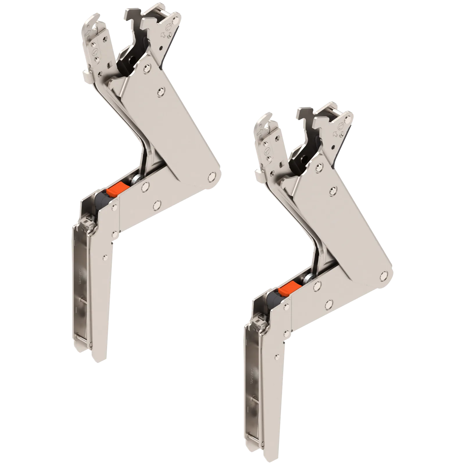 AVENTOS HS top – відкидний підіймальний механізм, важіль (комплект), ВК=350-800 мм, симетрично, нікельована