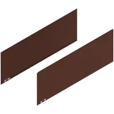 LEGRABOX Декоративний елемент, висота F (241 мм), НД=650 мм, прав.+лів., noble rust