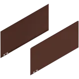 LEGRABOX Декоративний елемент, висота F (241 мм), НД=500 мм, прав.+лів., noble rust - 1
