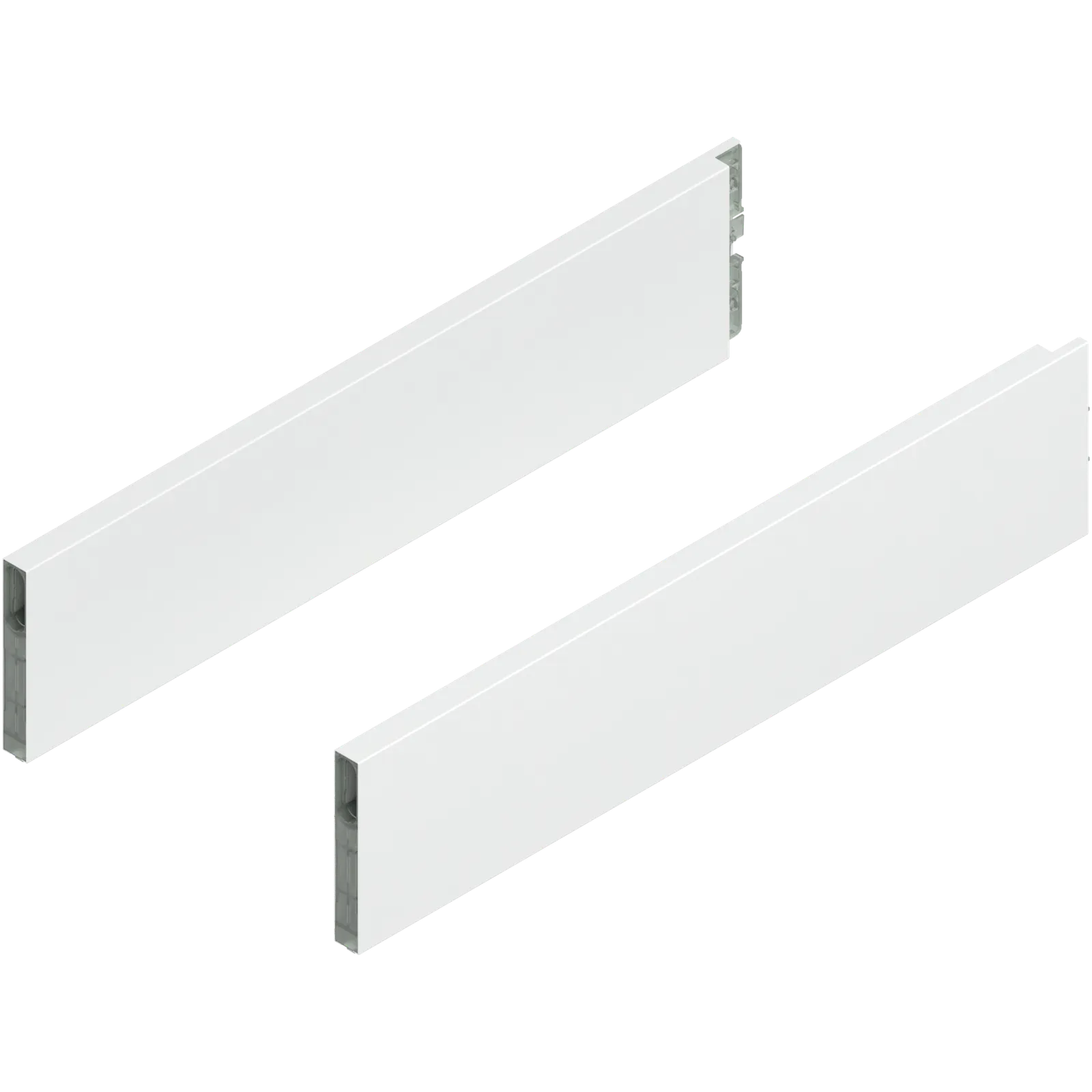 MERIVOBOX BOXCAP, НД=450 мм, висота E, лівий/правий, білий шовк матовий