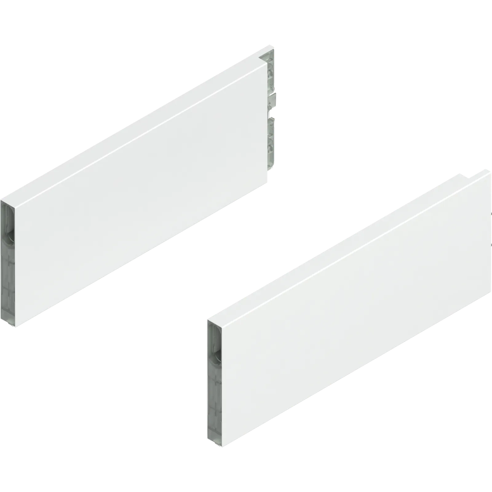 MERIVOBOX BOXCAP, НД=270 мм, висота E, лівий/правий, білий шовк матовий