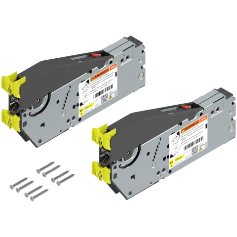 AVENTOS HS top – відкидний підіймальний механізм, силовий механізм (комплект), ВК=650-800 мм, на саморізи, для можливість використання із SERVO-DRIVE, оцинкована