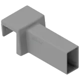 Тримач поперечного релінга AMBIA-LINE, для MERIVOBOX, індіум сірий матовий