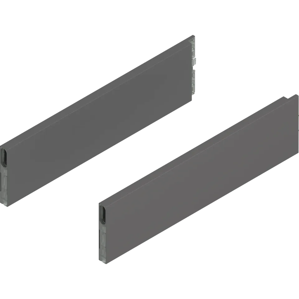 MERIVOBOX BOXCAP, НД=400 мм, висота E, лівий/правий, сірий "оріон" матовий