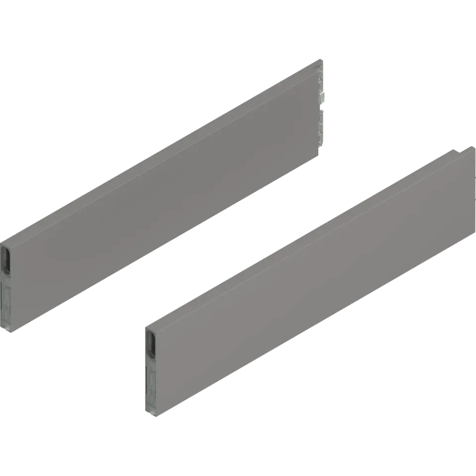 MERIVOBOX BOXCAP, НД=450 мм, висота E, лівий/правий, індіум сірий матовий