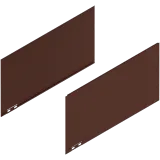 LEGRABOX Декоративний елемент, висота F (241 мм), НД=450 мм, прав.+лів., noble rust