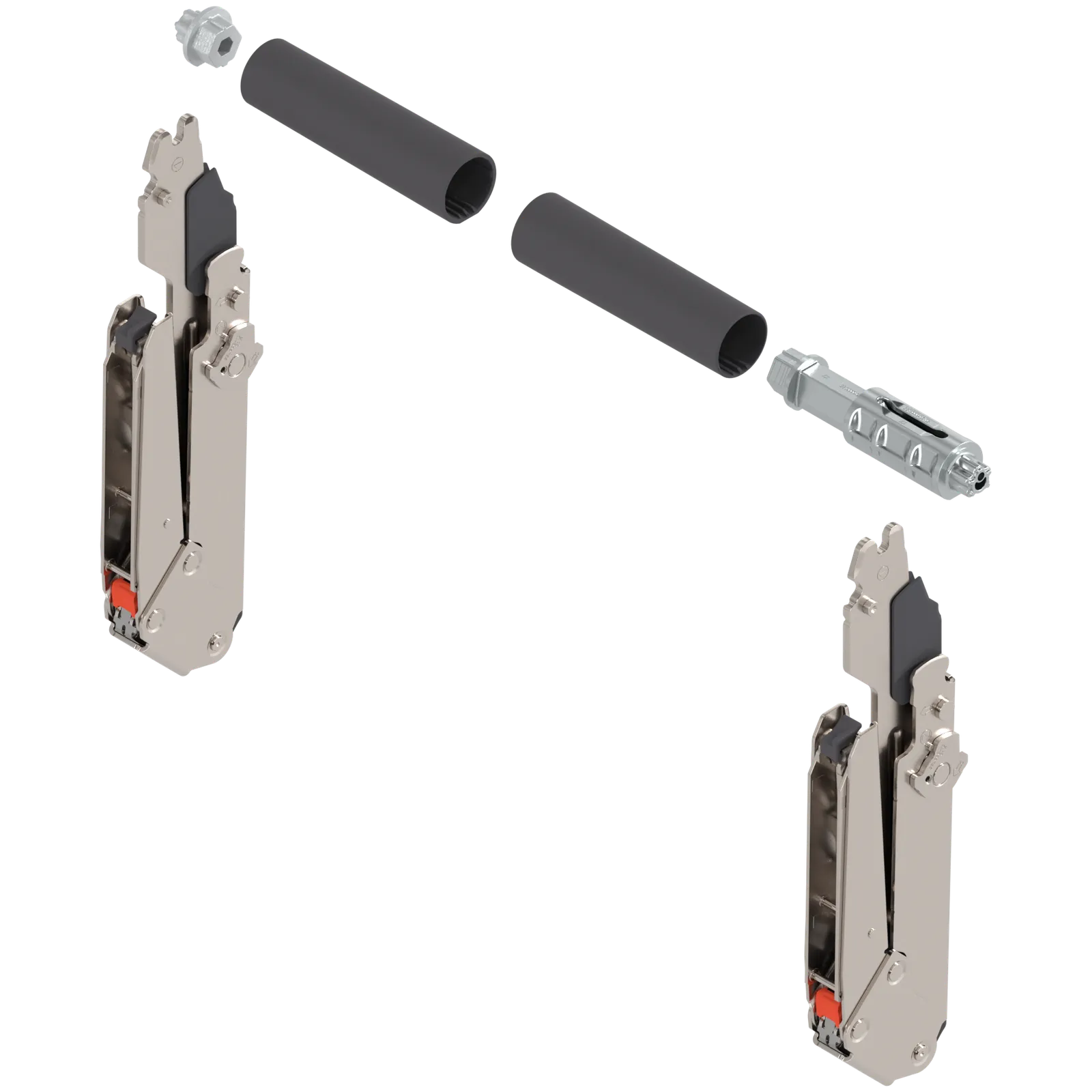 AVENTOS HL top – вертикальний підіймальний механізм, важіль (комплект), ВК=300-339 мм мм, симетрично, нікельована