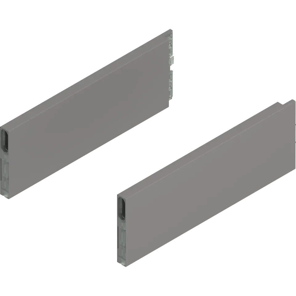 MERIVOBOX BOXCAP, НД=300 мм, висота E, лівий/правий, індіум сірий матовий