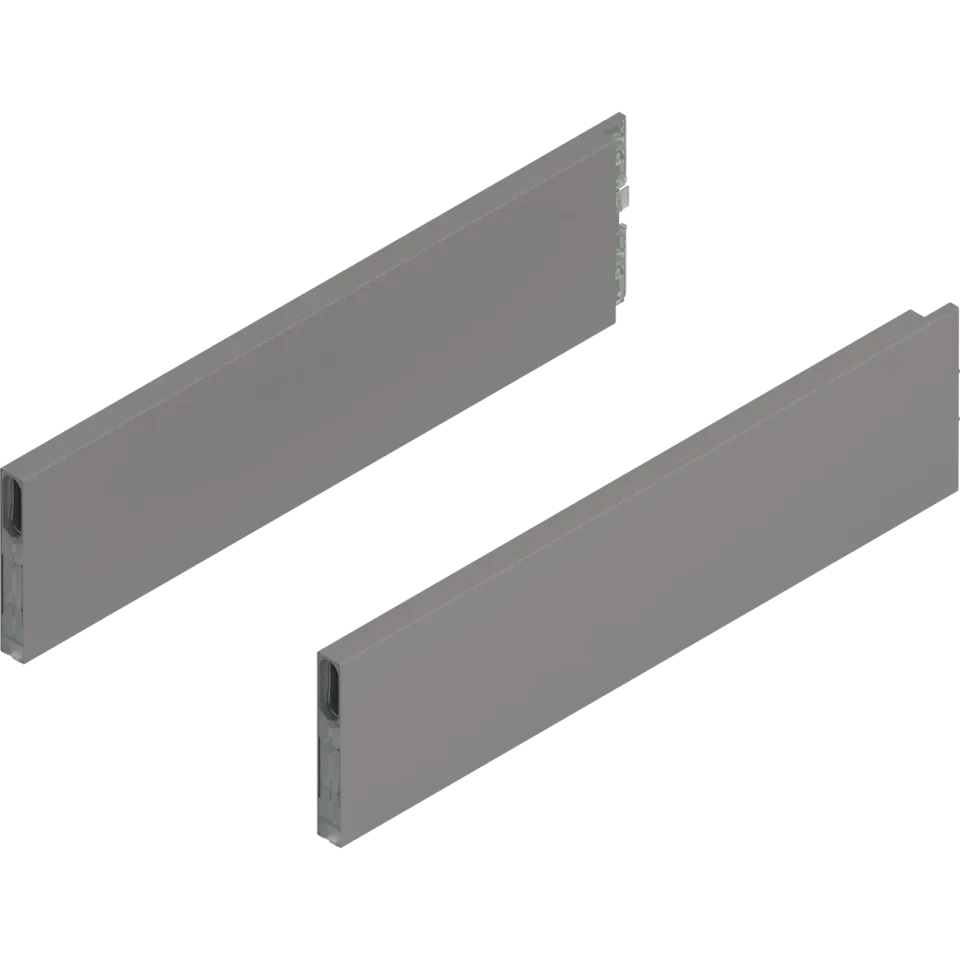 MERIVOBOX BOXCAP, НД=400 мм, висота E, лівий/правий, індіум сірий матовий