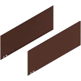 LEGRABOX Декоративний елемент, висота F (241 мм), НД=600 мм, прав.+лів., noble rust - 1