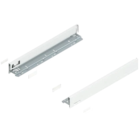 LEGRABOX царга, висота N (66.5 мм), НД=500 мм, ліва/права, LEGRABOX pure, білий шовк матовий