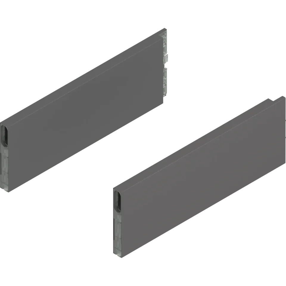 MERIVOBOX BOXCAP, НД=300 мм, висота E, лівий/правий, сірий "оріон" матовий
