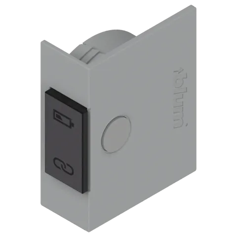 Радіокнопка SERVO-DRIVE для AVENTOS, симетрична, світло-сірий