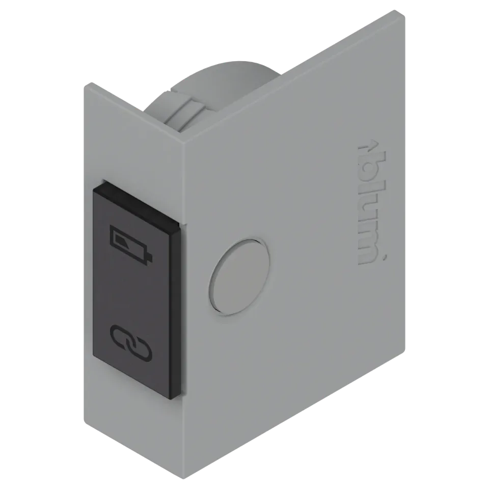 Радіокнопка SERVO-DRIVE для AVENTOS, симетрична, світло-сірий