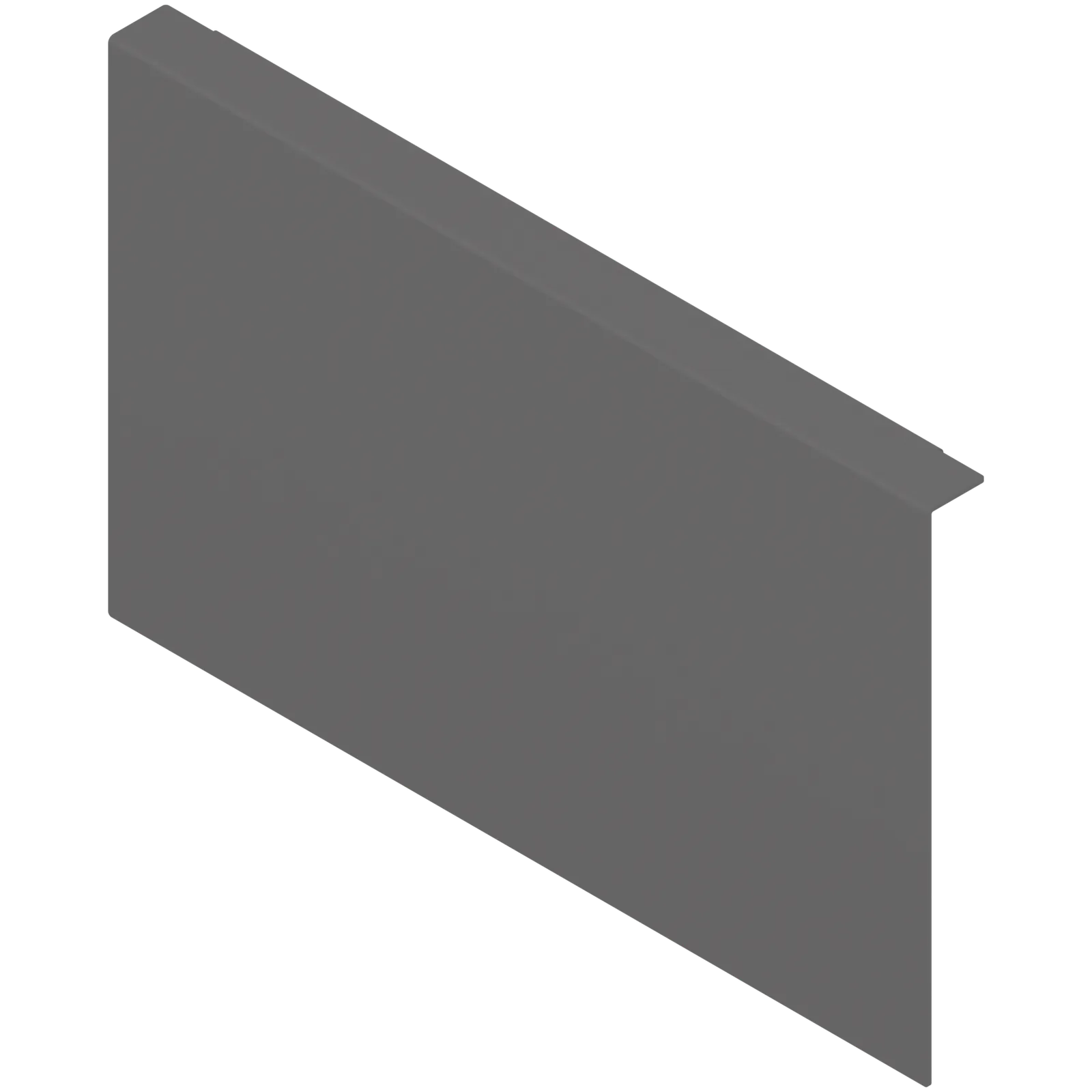 AMBIA-LINE адаптер для кріплення до задньої стінки із ДСП, для LEGRABOX/MERIVOBOX шухляда висота C, сталь, сірий "оріон" матовий