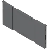 ORGA-LINE поперечний розділювач, TANDEMBOX/TANDEM шухляда, TANDEMBOX шухляда, ШК=1200 мм, R737 - темно сірий