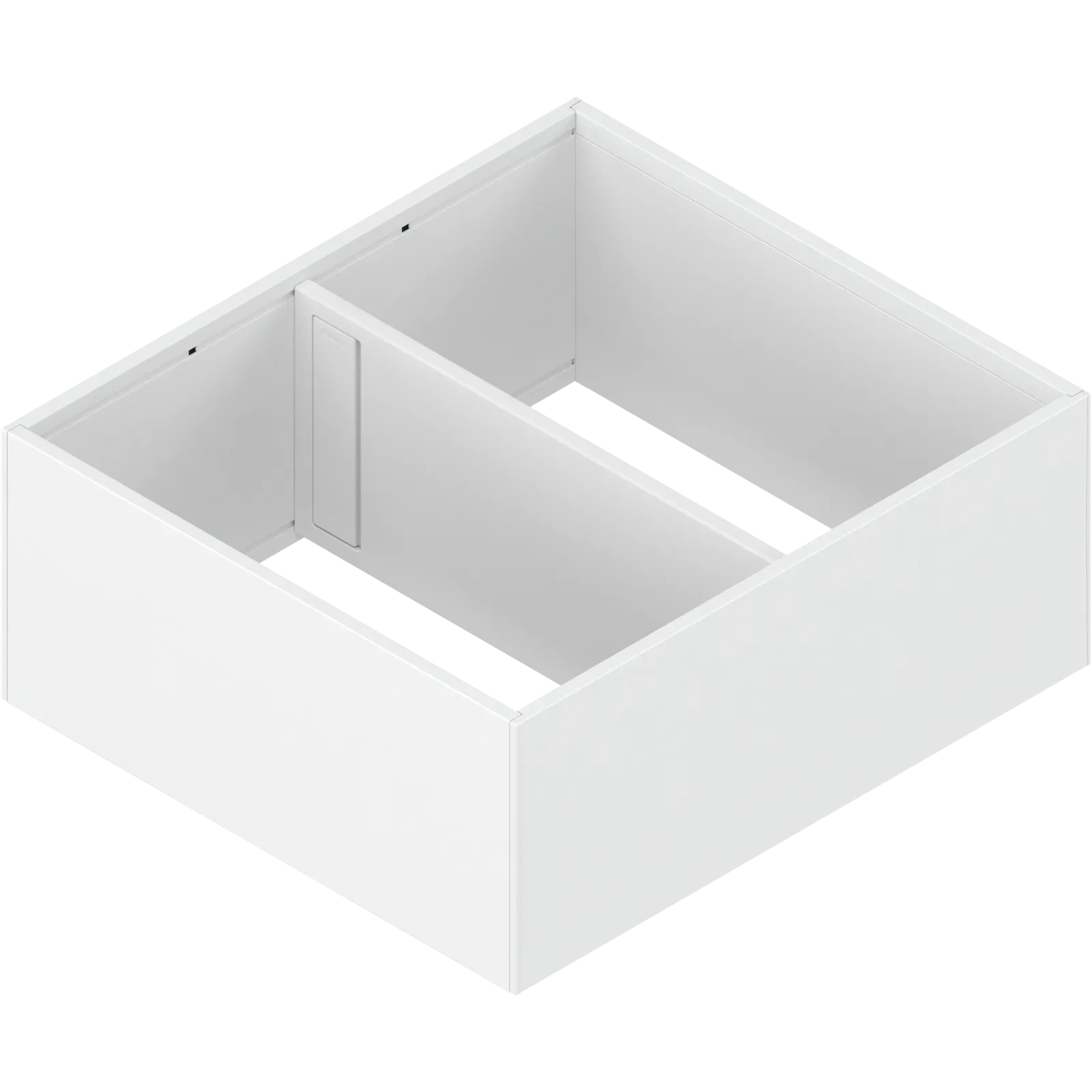 AMBIA-LINE рамка, для LEGRABOX/MERIVOBOX шухляда, сталь, від НД=300 мм, ширина=242 мм, білий шовк матовий