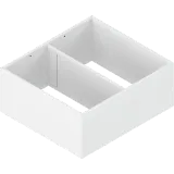 AMBIA-LINE рамка, для LEGRABOX/MERIVOBOX шухляда, сталь, від НД=300 мм, ширина=242 мм, білий шовк матовий