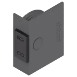 Радіокнопка SERVO-DRIVE для AVENTOS, симетрична, темно-сірий