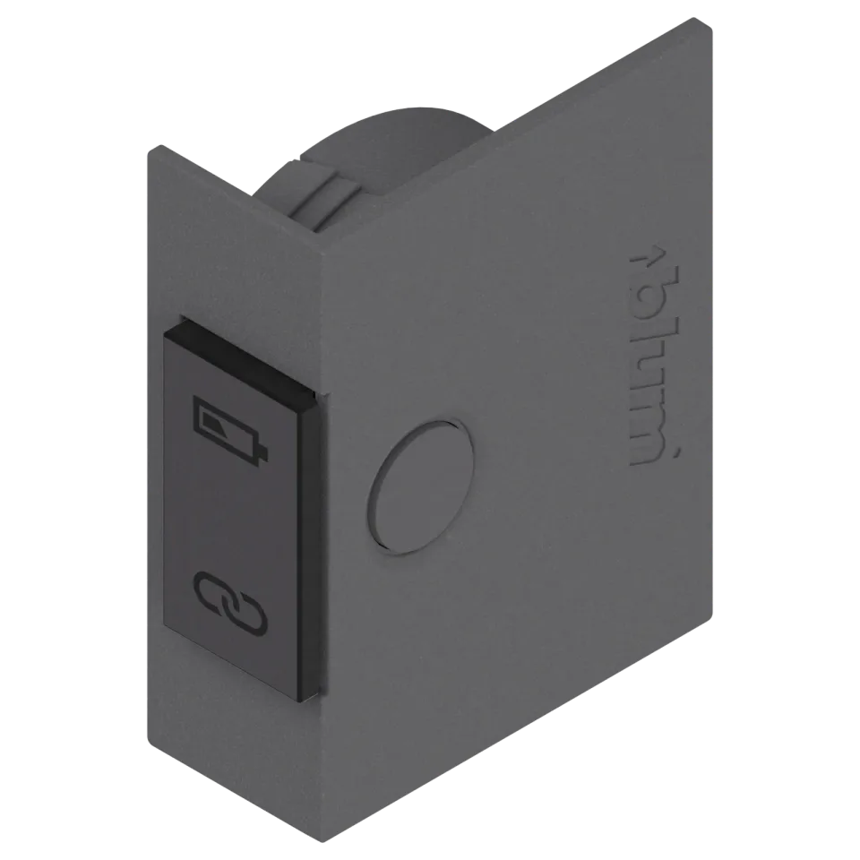 Радіокнопка SERVO-DRIVE для AVENTOS, симетрична, темно-сірий