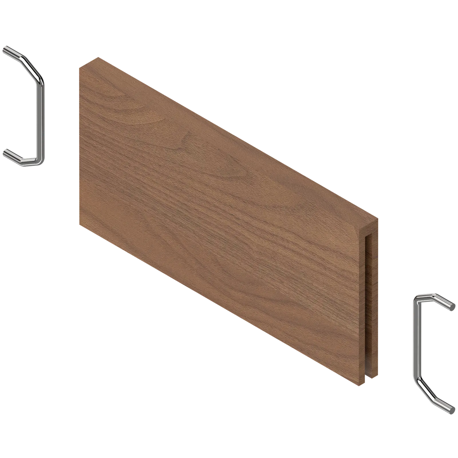 AMBIA-LINE поперечний розділювач, шухляда, для LEGRABOX/MERIVOBOX (ZC7SXXXRH1), декор під дерево, горіх Теннессі світлий ST15