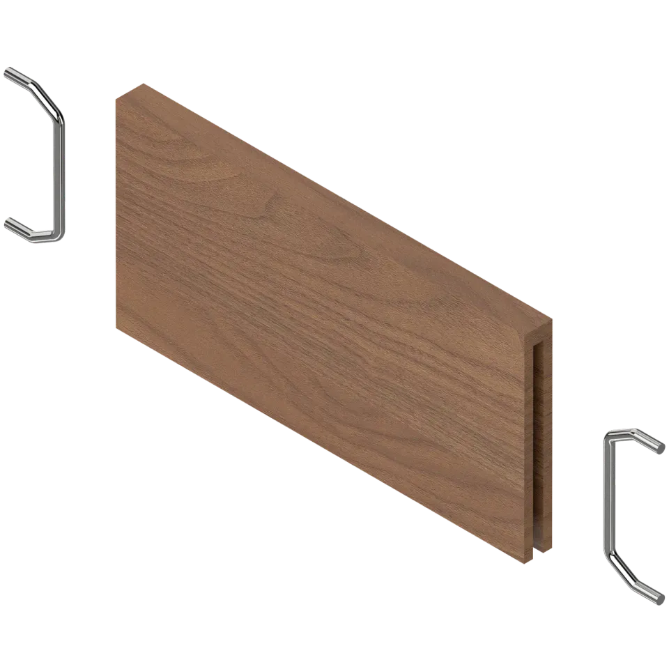 AMBIA-LINE поперечний розділювач, шухляда, для LEGRABOX/MERIVOBOX (ZC7SXXXRH1), декор під дерево, горіх Теннессі світлий ST15