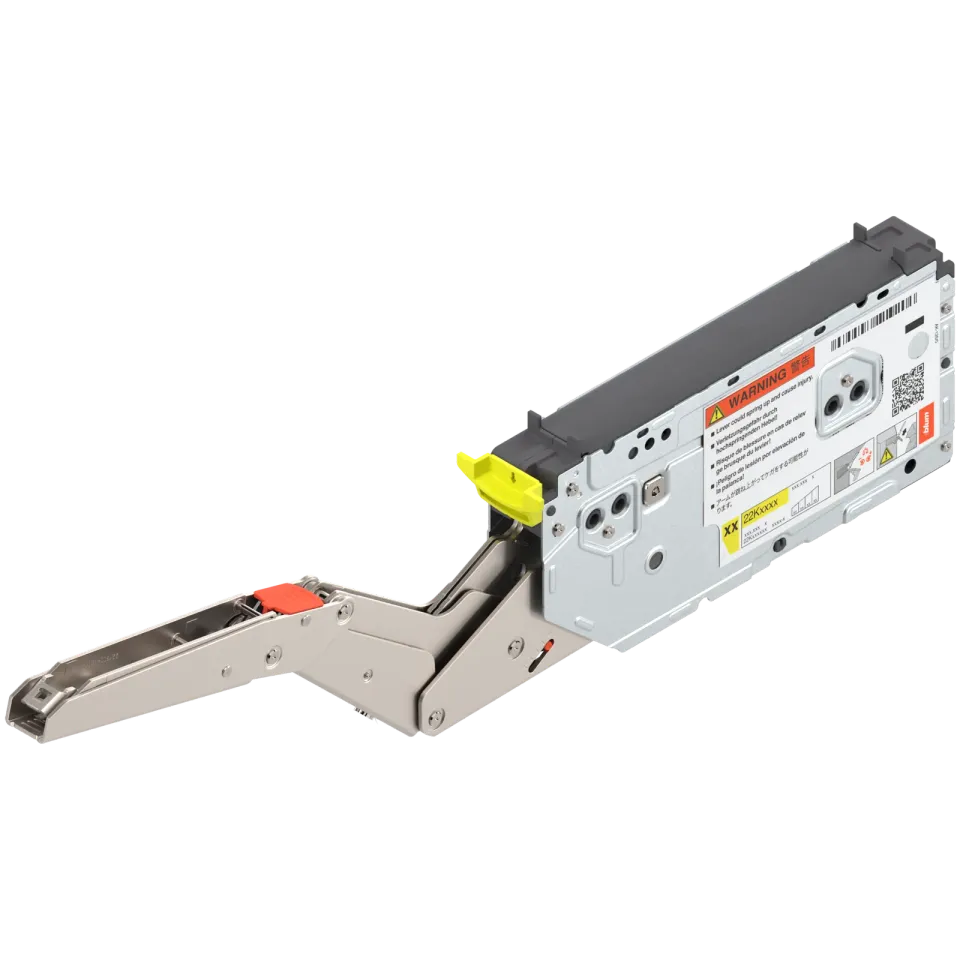 AVENTOS HK top – поворотний підіймач, силовий механізм, коеф.пот.=1730-5200 (на 2 шт.), на саморізи, для TIP-ON, оцинкована