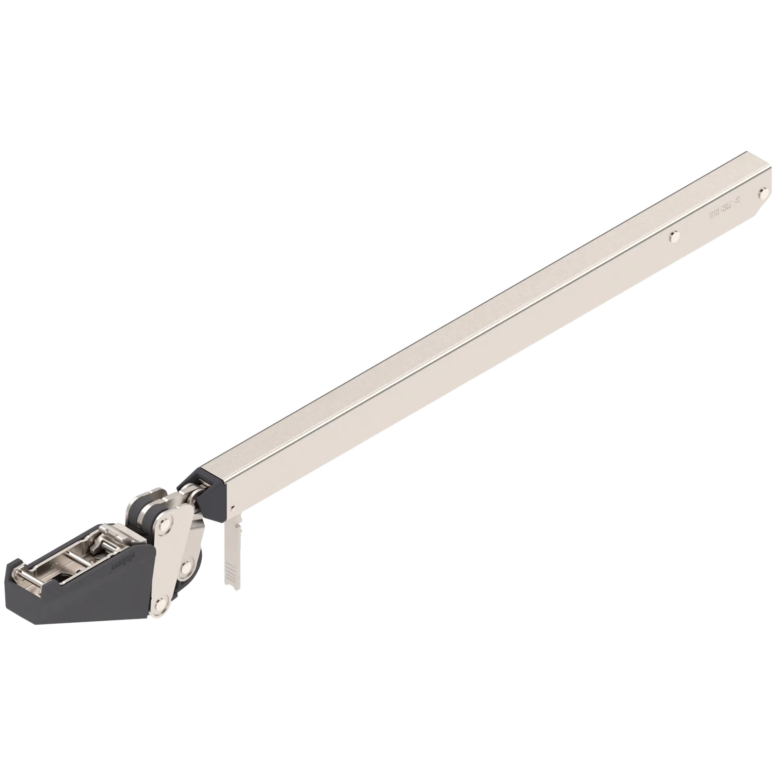 AVENTOS HF top – складаний підіймальний механізм, важіль, ВК=600-910 мм, симетрично, нікельована
