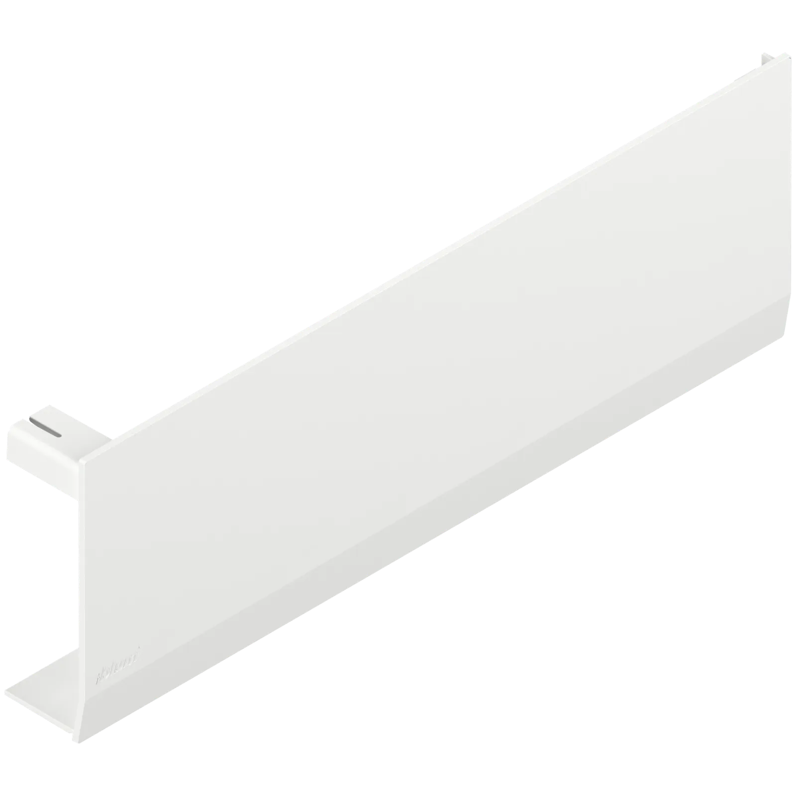 Заглушка на силовий механізм для AVENTOS HF/HS/HL top, правий, шовковий білий
