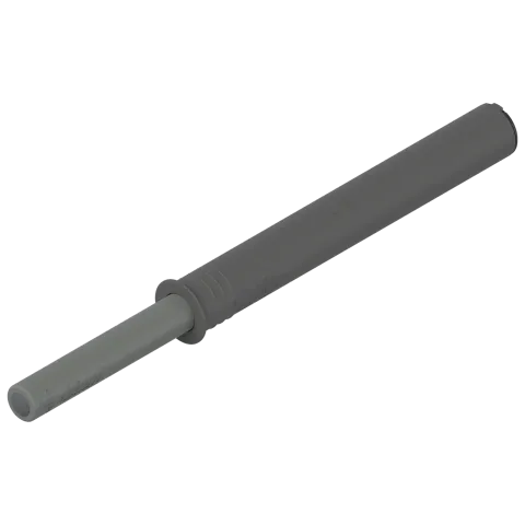 Механізм TIP-ON для дверей, довгий, з амортизатором, сильна пружина, R7036 платиново-сірий