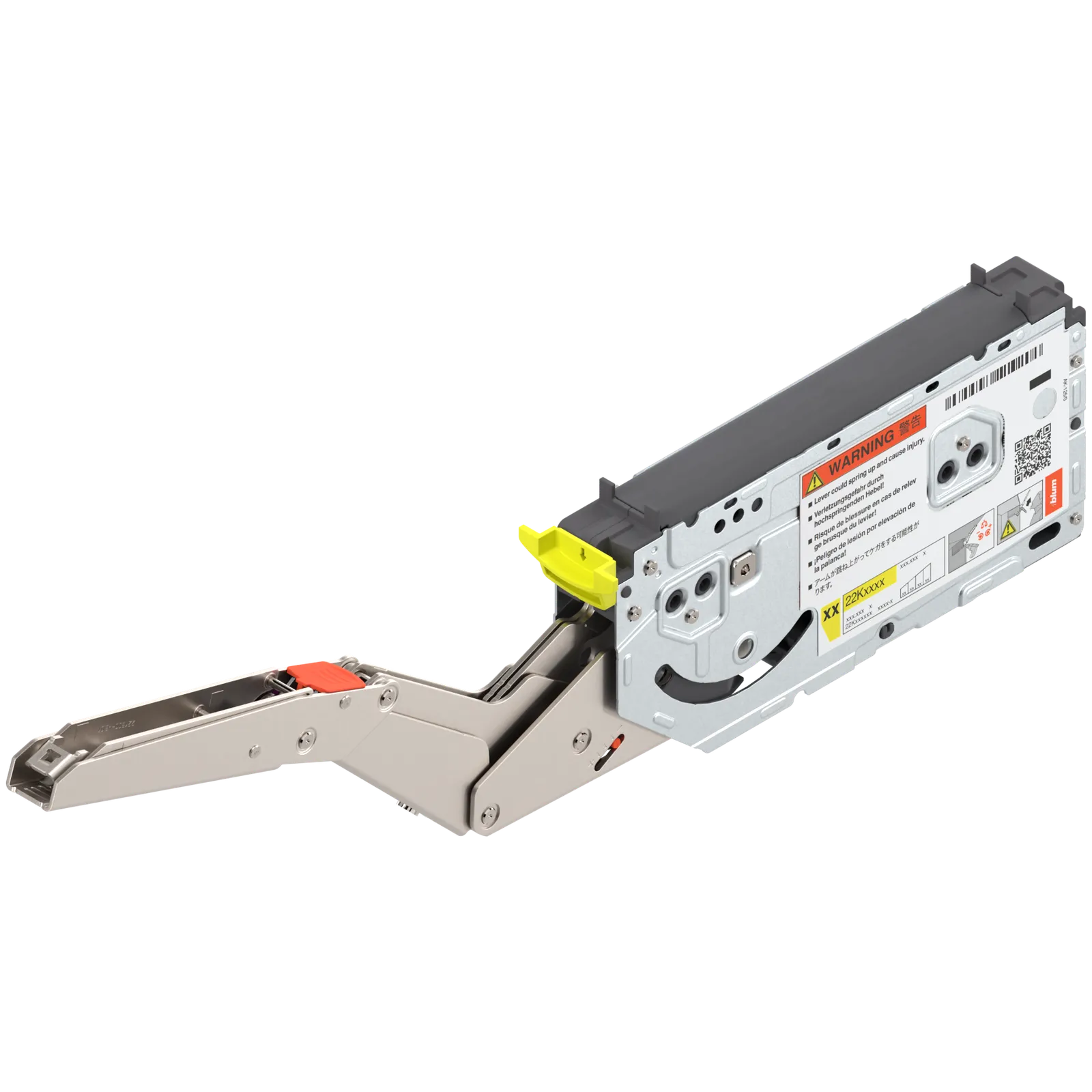 AVENTOS HK top – поворотний підіймач, силовий механізм, коеф.пот.=930-2800 (на 2 шт.), на саморізи, для можливість використання із SERVO-DRIVE, оцинкована