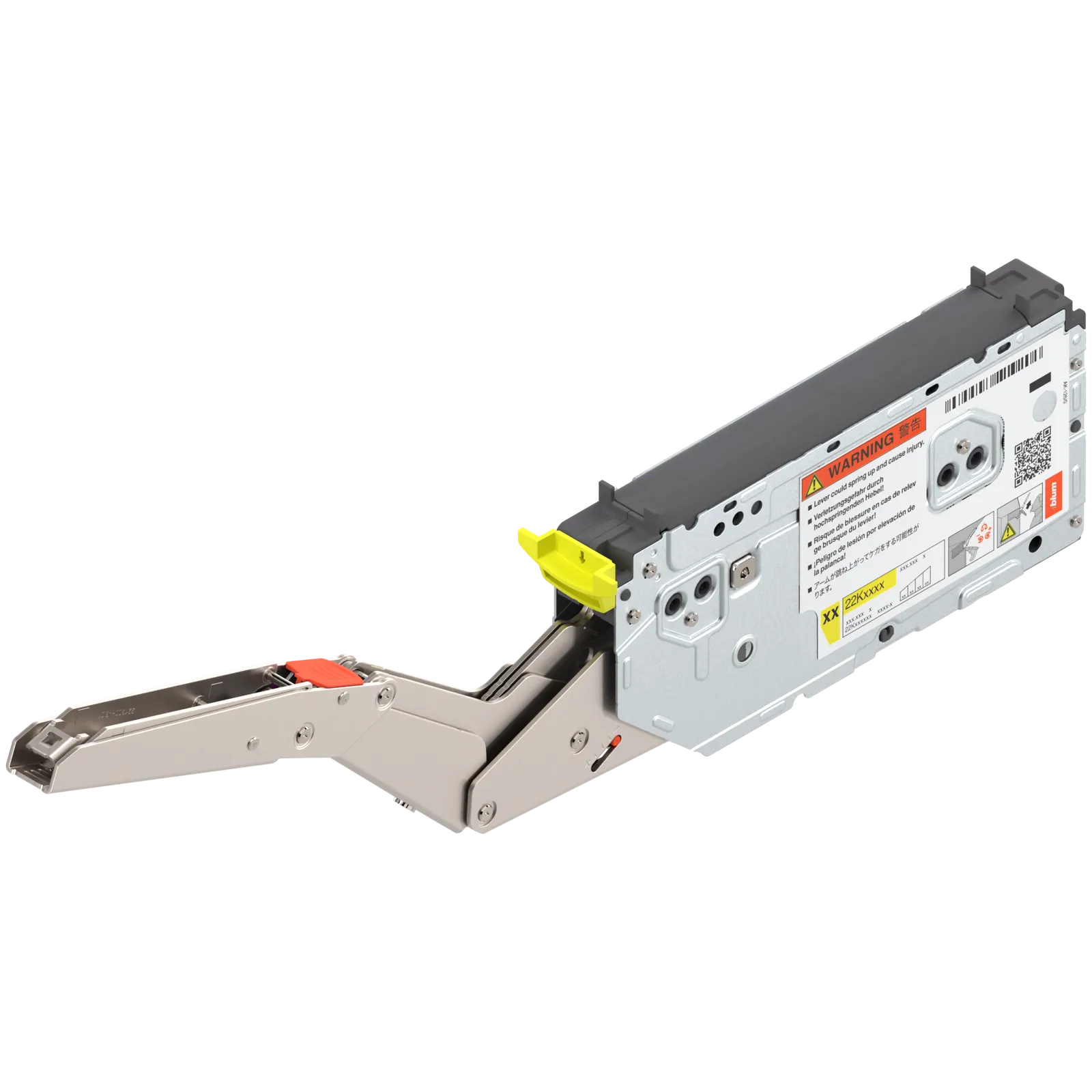 AVENTOS HK top – поворотний підіймач, силовий механізм, коеф.пот.=930-2800 (на 2 шт.), на саморізи, для TIP-ON, оцинкована