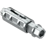 AVENTOS HL top – вертикальний підіймальний механізм, вирівнювач за довжиною для поперечної стабілізації, включити, без покриття