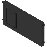 AMBIA-LINE поперечний розділювач, шухляда, для LEGRABOX/MERIVOBOX (ZC7SXXXRS1), пластмаса, чорний карбон матовий