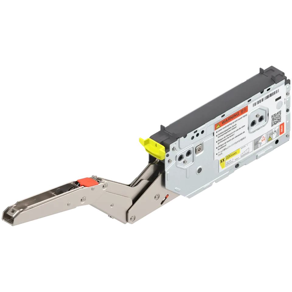 AVENTOS HK top – поворотний підіймач, силовий механізм, коеф.пот.=3200-9000 (на 2 шт.), на саморізи, для TIP-ON, оцинкована