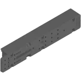 SPACE STEP Дистанційна рейка, пластмаса, сірий "оріон" матовий - 2