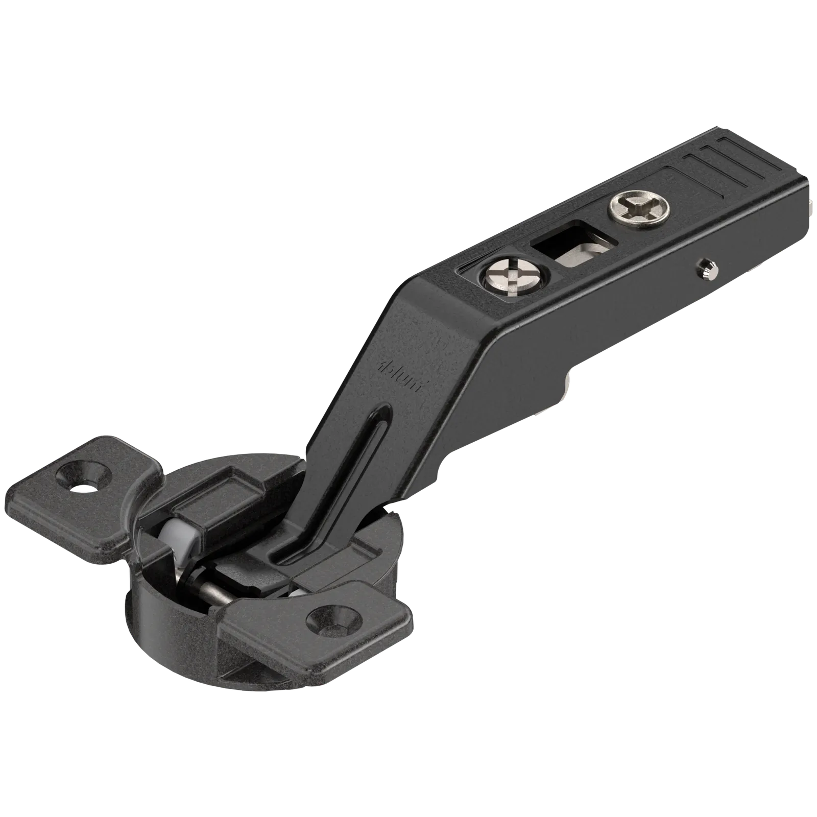 CLIP top середня завіса для AVENTOS HF 134°, без пружини, Кріплення чашки: під саморізи, чорний онікс