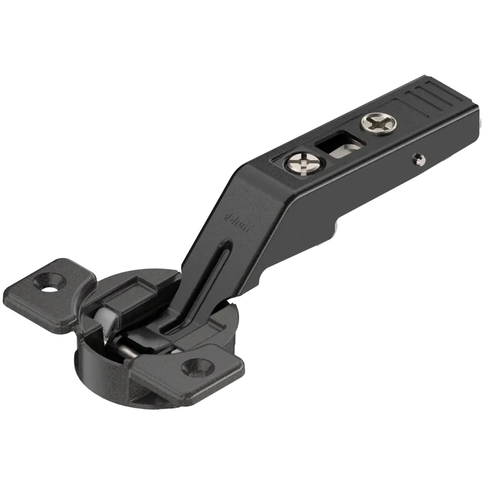 CLIP top середня завіса для AVENTOS HF 134°, без пружини, Кріплення чашки: під саморізи, чорний онікс