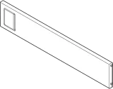 AMBIA-LINE поперечний розділювач, шухляда, для LEGRABOX/MERIVOBOX (ZC7S300RSU), пластмаса, чорний карбон матовий - 2
