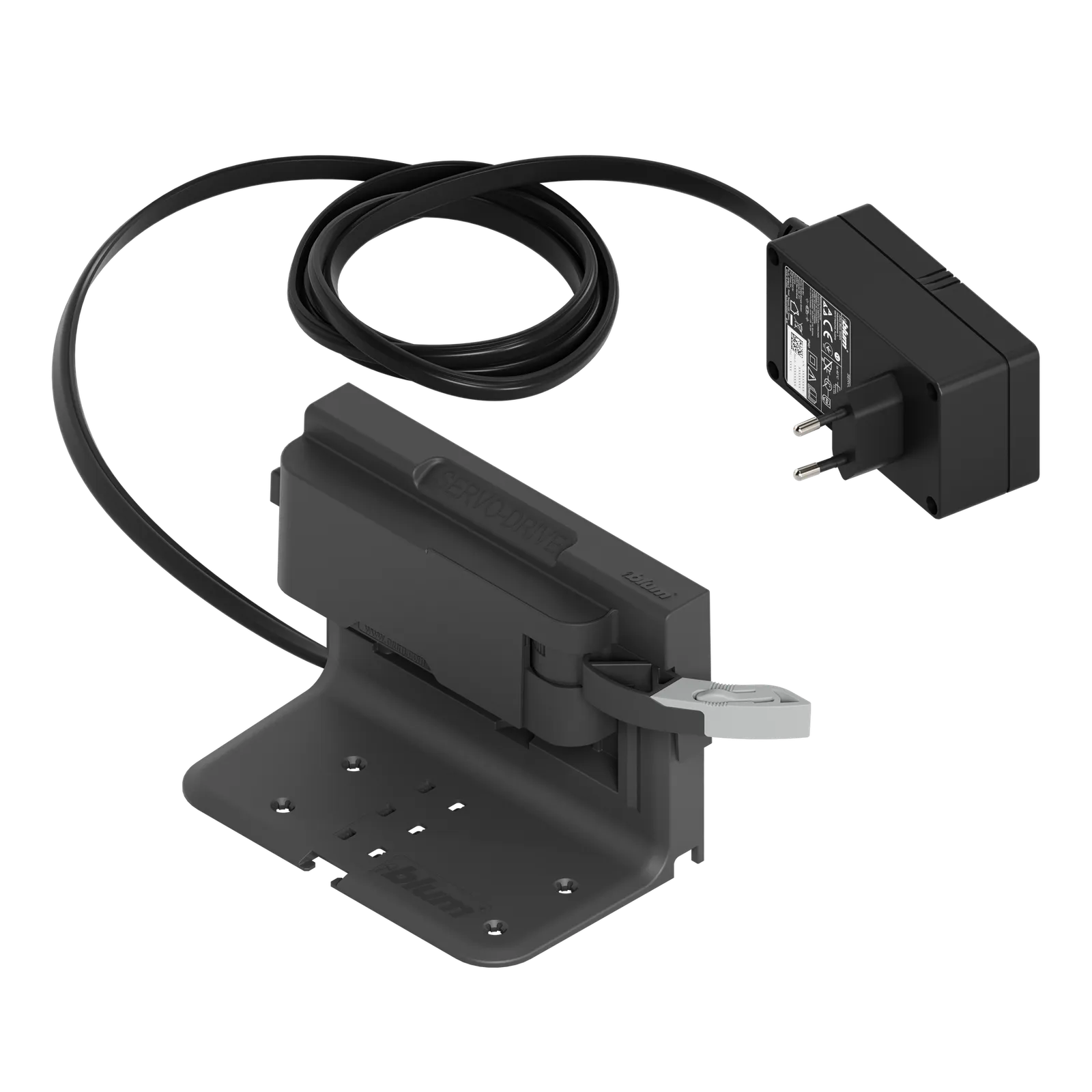 SERVO-DRIVE uno для стаціонарних систем під сміття, штепсель E, мовний пакет F, темно-сірий