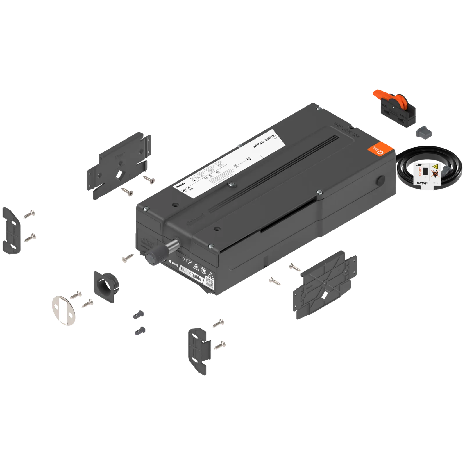 SERVO-DRIVE flex привід для холодильників, морозильних камер і посудомийних машин, темно-сірий